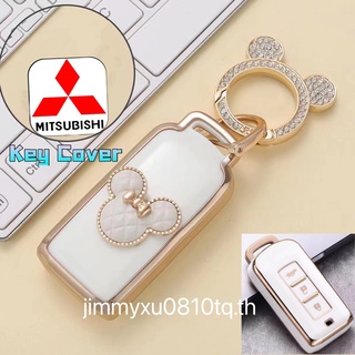 พร้อมส่ง เคสกุญแจรีโมตรถยนต์ TPU นิ่ม ลายการ์ตูน Mitsubishi Xpander Outlander 3 ASX Colt Lancer Grandis Pajero Sport Eclipse Cross Montero Xpander