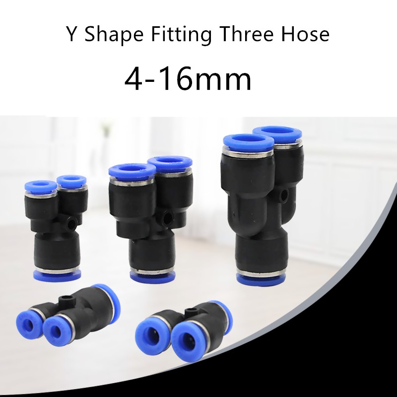 1 ชิ้น ข้อต่อ Y Type อุปกรณ์เสริมสําหรับ Air Pipe Joint PW4-16 exchange