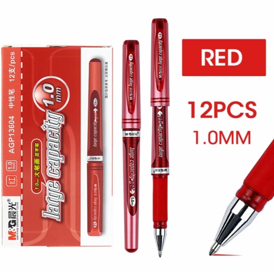 ปากกาเจล +ไส้ปากกา M&G AGP-13604 ขนาดเส้น1.0mm. แบบถอดฝา  สีน้ำเงิน,สีดำ, น้ำเงิน ราคา ถูกที่สุด ดีลบีเคเค แกลเลอรีภาพที่ 5