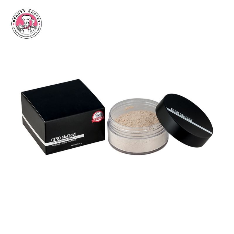 LOOSE POWDER แป้ง GINO McCRAY (( ของแท้ ล๊อตใหม่)) THE PROFESSIONAL MAKE UP by Beauty Buffet