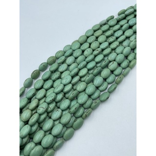 แก้วฮาวไลท์สีเขียว Green Howlite