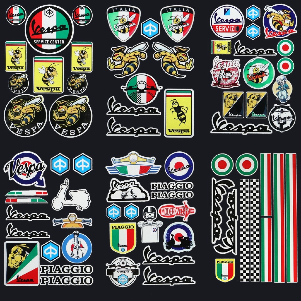 สติกเกอร์ สะท้อนแสง ติดรถจักรยานยนต์ สําหรับ PIAGGIO VESPA GTS GTV LX LXV LT PX PRIMAVERA 50 125 150 200 250 300 300ie