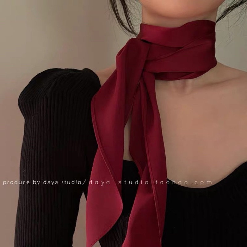 💖ใหม่ พร้อมส่ง💖 โบว์ผูกผมผ้าซาตินอย่างดี ผ้าผูกผม ผ้าซาติน - รูปที่ 3