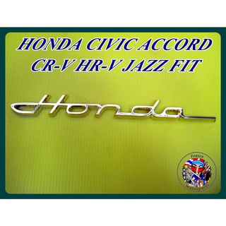 โลโก้ ตัวอักษร ติดรถ  สีทอง  -WITH FOR HONDA CIVIC ACCORD CR-V HR-V JAZZ FIT LOGO BADGE EMBLEM GOLD