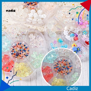 Cadi อุปกรณ์ตกแต่งเล็บ เอฟเฟค 3D สะดุดตา คละแบบ ใช้ง่าย DIY