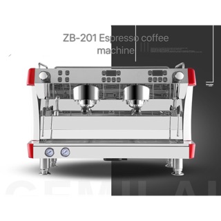 ZB-201 Espresso coffee machine เครื่องชงกาแฟเอสเปรสโซ่กึ่งอัตโนมัติหัวคู่