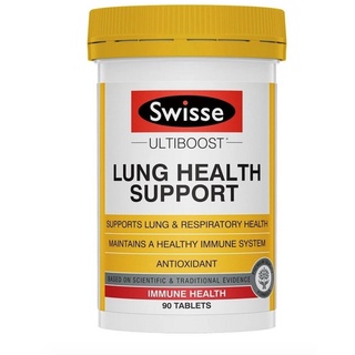 Swisse, Lung Health Support, 90 Tablets นำเข้า