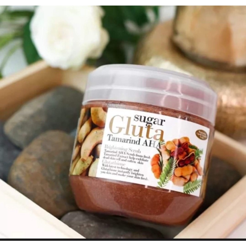 สครับ Sugar Gluta ขัดผิวกาย ขายดีอันดับ1