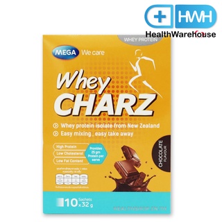 Mega We Care Whey Charz (ซอง 32 กรัม x 10 ซอง / กล่อง) เวย์ โปรตีน Isolate