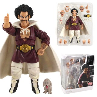 Shf ฟิกเกอร์การ์ตูน Dragon Ball Z Hercule Mr. โมเดลฟิกเกอร์ PVC รูปซาตาน DBZ Mark Goku Friend ของเล่นสะสม สําหรับเด็ก