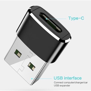 ตัวแปลงไทซี Type c หัวแปลง OTG USB TYPE C FEMALE ADAPTER CONVERTER อะแดปเตอร์ ข้อต่อชาร์ท หัวต่อชาร์จ ต่อคอมพิวเตอร์