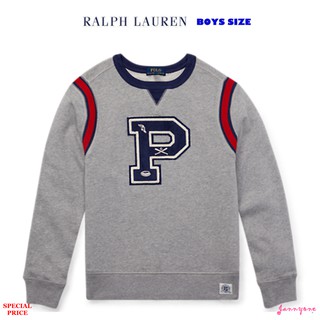 RALPH LAUREN COTTON FRENCH TERRY SWEATSHIRT (BOYS SIZE 8-20)