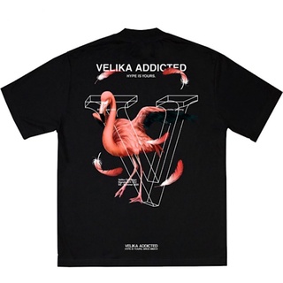 VELIKA “Flaming V” Oversized T-Shirt