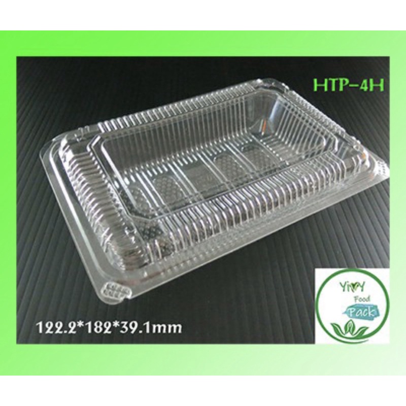 🔥H TP-4H B 🔥กล่องพลาสติกใส OPSสำหรับใส่อาหาร กล่องข้าว กล่องเบเกอรี่ bakery 100ชิ้น wholesale 110บา