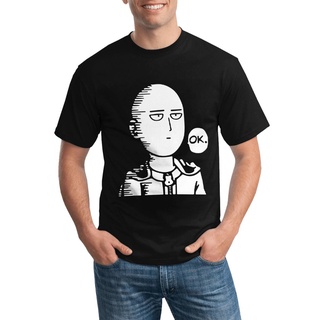 เสื้อยืด พิมพ์ลาย One Punch Man Ok ขนาดใหญ่ แบบสร้างสรรค์ สําหรับผู้ชายS-5XL