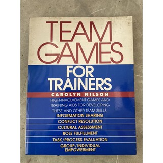 หนังสือ Team games for trainer