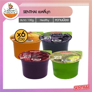 SENTHAI เยลลี่บุก 130g x6 [FJ0006,0007,0014,0015] Konjac jelly