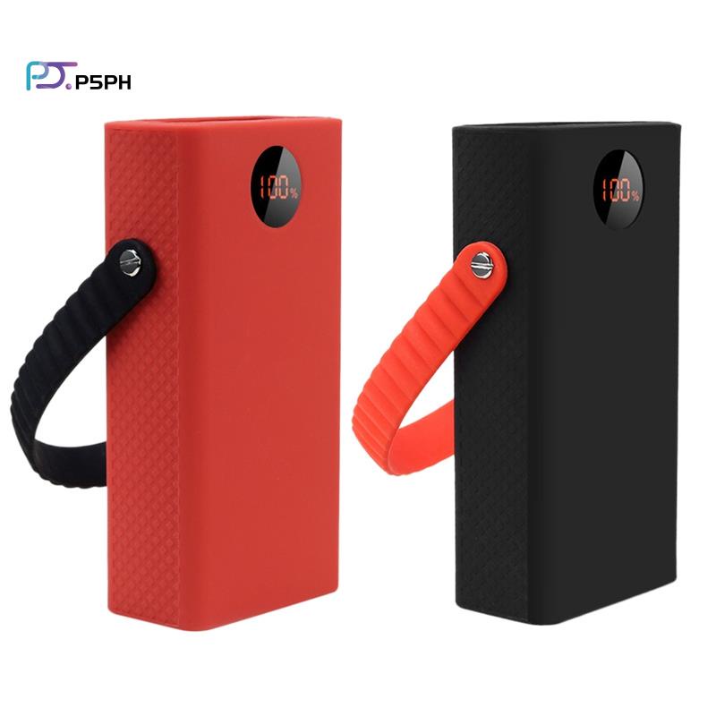 เคสซิลิโคนสําหรับ ROMOSS Zeus PEA40 40000MAh Power Bank (สีดํา)