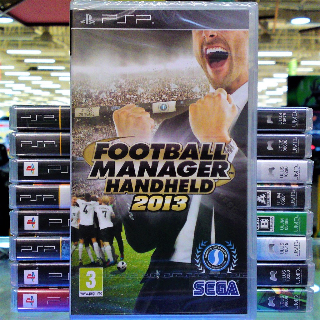 (Z2,EN) มือ1 Football Manager Handheld 2013 แผ่นเกม PSP แผ่นPSP UMD PSPเกม แผ่น PSP