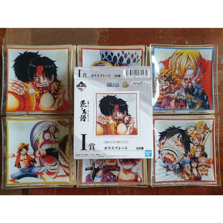 One Piece งานจับฉลาก จานแก้ว