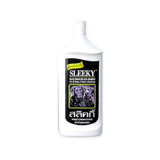 Sleeky Black Enchancing Dog Shampoo 350 ml. แชมพู สลิคกี้ บำรุงขนและผิวหนัง สำหรับสุนัขขนสีดำ 350 ml.