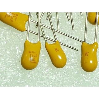 C Tantalum 2.2uf 50v capacitor ตัวเก็บประจุ ชนิด แทนทาลัม คาปาซิเตอร์