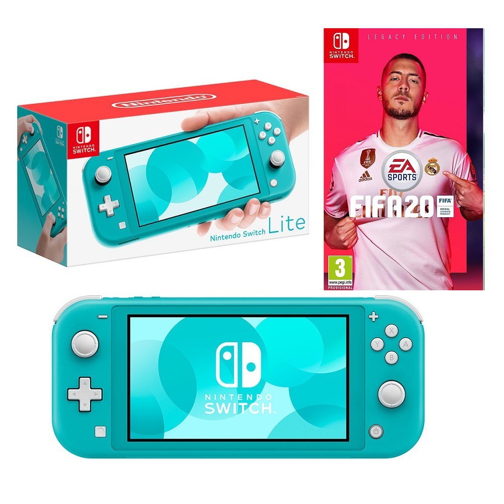 nintendo switch lite with fifa 20