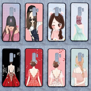 เคส Samsung S9 plus ลายผู้หญิง ขอบนิ่มหลังแข็ง เคสมือถือ เคสโทรศัพท์ Case เคส TPU ขอบนิ่มหลังแข็ง ไม่ขูดตัวเครื่อง