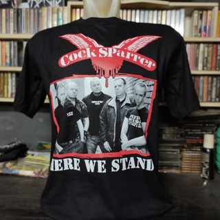 เสื้อยืด พิมพ์ลายวงดนตรี BAND PUNK COCK SPARRER