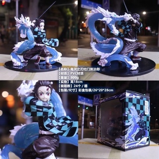 Spot Aniplex Ghost Slayer Ice Dragon ประตูห้องครัว Tanjiro Hand-made ตกแต่งรุ่นวันเกิด Gift