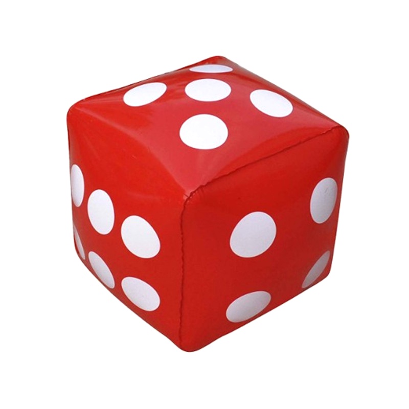 ลูกเต๋าเป่าลม หลากสี ของเล่นสําหรับตกแต่งเวที ปาร์ตี้ สระว่ายน้ํา คาสิโน ไพ่โป๊กเกอร์ - รูปที่ 2