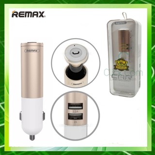 REMAX Car Charger Bluetooth Headset RB-T11C#หูฟังบลูทูธและที่ชาร์จในรถยนต์