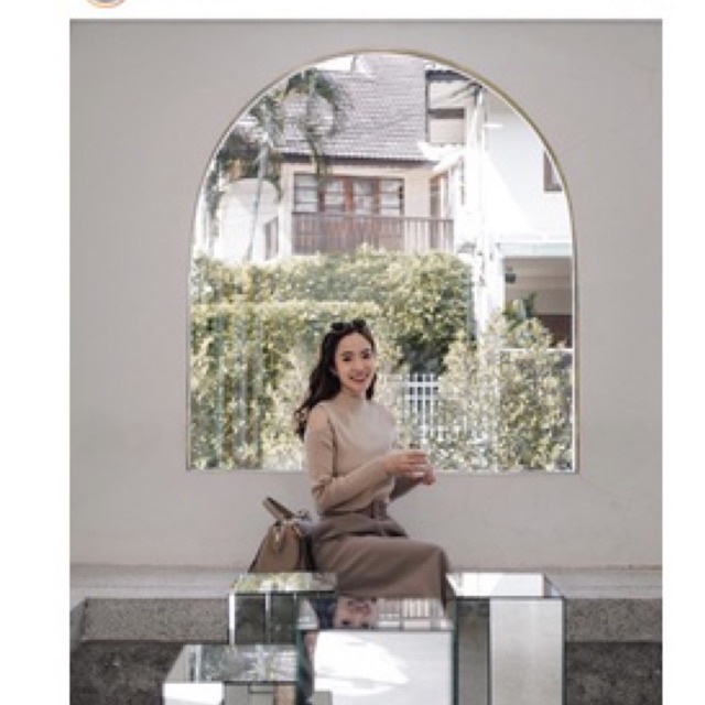 Merry knit top from houdyclouds taupe