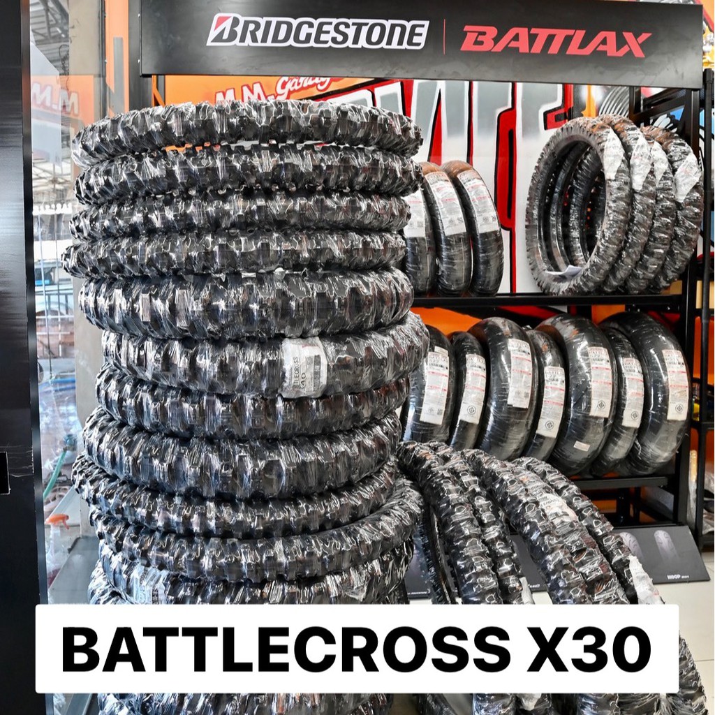 ยางวิบาก ยางโมโตครอส เอ็นดูโร่ ขอบ 21 ขอบ 19 ขอบ 18 Bridgestone รุ่น Battlecross X30  ใส่รถ KX150 KLX250 WR155 CRF250