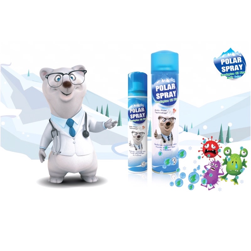 Polar Spray กลิ่นยูคาลิปตัส 280ml.