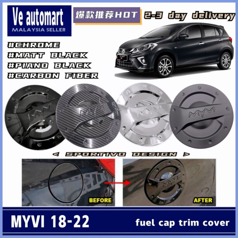 Vemart myvi fl 2018-205 ฝาครอบถังน้ํามันเชื้อเพลิงอุปกรณ์เสริม myvi gen3 mg3 ถังแก๊ส