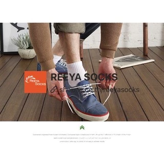 ถุงเท้าข้อกลาง นักเรียน สไตล์ไทย ถุงเท้าข้อยาว ข้อกลาง ส่งจากไทย reeyasocks