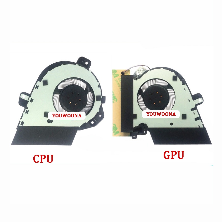 CPU GPUCooling พัดลมแล็ปท็อปสําหรับ ASUS ROG 2 G15 GA502IU GA502DU GU502DU 5V pxa3