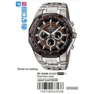 Edifice Casio รุ่น  EF-540D-5AVUDF นาฬิกาผู้ชาย