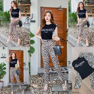 ✅พร้อมส่งS-4XL✅ป้ายLove ladyว๊าวววมากคะ Set 2 ชิ้น เสื้องานปักลายนูนๆๆแต่งกระดุมน่ารักๆๆดีไซส์เก๋ๆใส่สบายชิวๆๆชิคๆๆ