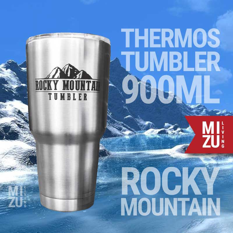 MIZU ROCKY MOUNTAIN Thermos Tumbler 900ml Hot & Cold Water ถ้วยสแตนเลสแก้วกาแฟถ้วยเย็น