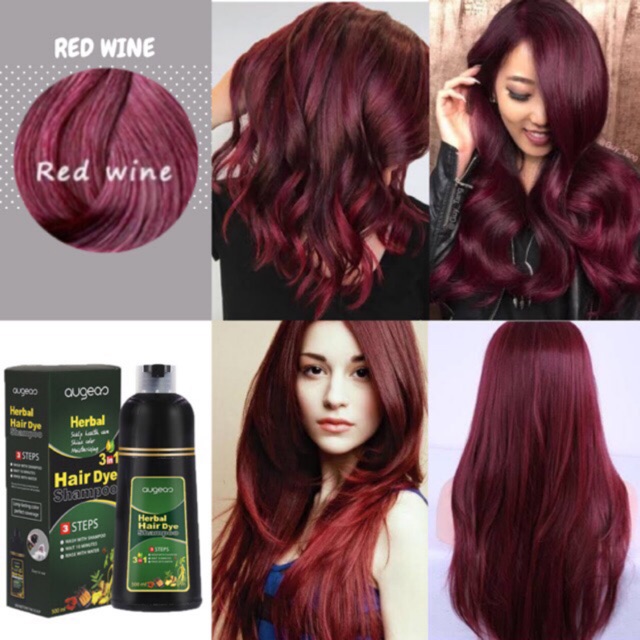 Augeas แท้100% แชมพูปิดผมขาว แชมพูปิดผมหงอก สมุนไพร ปิดผมขาว หงอกใน 5 นาที 500ml ยาย้อมผม ครีมย้อมผม ยาสระผมปิดผมขาว