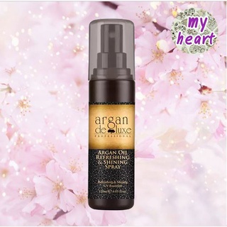 Argan Deluxe Instant Shine Hydrating Hair Spray 120 ml สเปรย์อาหารผม เพิ่มความเงา และบำรุงผม