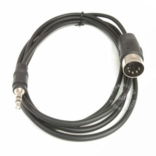 สาย DIN Midi Male Plug to 3.5 mm Male Stereo Jack Audio Cable 1.5cm