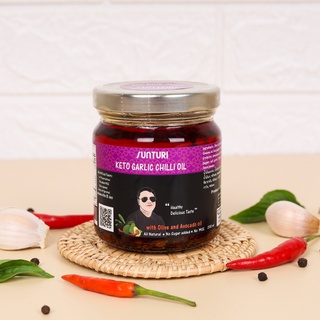 SUNTURI Keto Garlic Chili Oil 200g พริกน้ำมันคีโต ตราซันตูริ