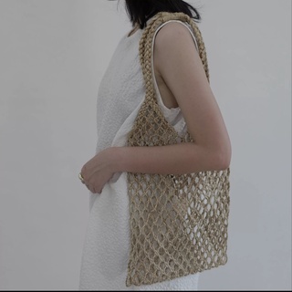 Woven bag [WB]กระเป๋าถักปอ