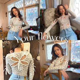 Krotches"Your Vintage Flowers"ต้องมีติดตู้ เพราะมันเก๋มากกกก เสื้อฉลุลายดอกไม้