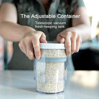 ขวดโหล ยืดหดได้ ขวดโหลพับได้ ภาชนะบรรจุอาหารยืดหดได้ Adjustable Container