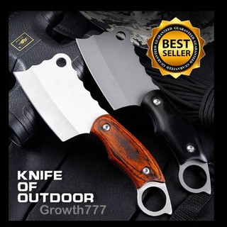 Steel Knife Outdoor มีดเหล็กกล้าไร้สนิมขนาดเล็ก  เครื่องมือตั้งแคมป์กลางแจ้ง