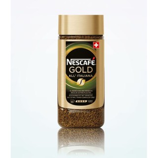 Nescafe Gold All’italiana เนสกาแฟโกลด์ ออลอิตาเลียน่า กาแฟสำเร็จรูป (Swiss Imported) ขวด 200g. ถูกที่สุด